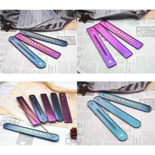 Catholic Incense Burners Sticks Holders Resin Molds Moon Phase Incense Box Mold M2EA