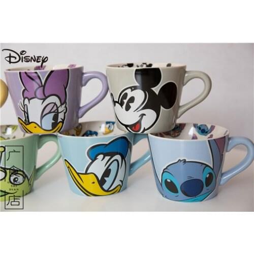 Disney ceramic cup Donald Duck/Daisy/Mickey/Minnie/Three eyes/Winnie the Pooh mug