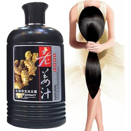 Genuine Professional Hair ginger Shampoo Hair regrowth Dense Fast, Thicker, Shampoo Anti Hair Loss Product Scalp hair care 400ml