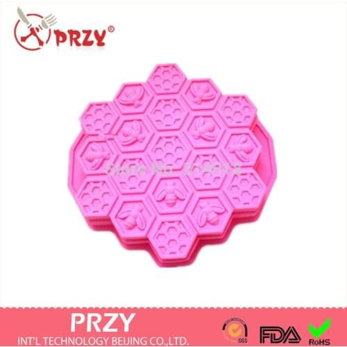 Bee Honeycomb modelling Cake mold Jelly pudding According to the food safety certification baking cake mold silicone mold