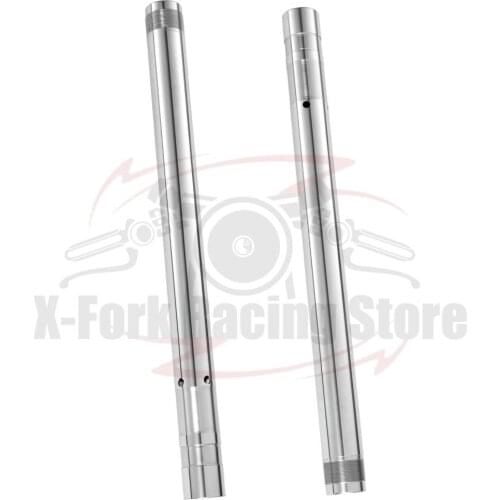 Front Fork Pipes Inner Tubes Silver Pair For SUZUKI GSX-R600 2011-2017 2012 13 14 15 16 51110-14J00-000 51120-14J00-000 41X513mm