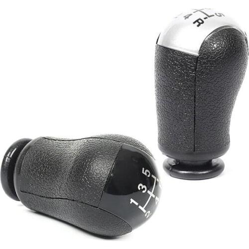 5 Speed Manual Car Gear Shift Knob For Ford Focus Mondeo MK3 S-MAX C-MAX Mustang Galaxy Fiesta MK6 Transit Black/Silver