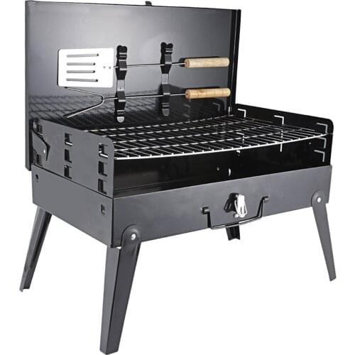 Foldable BBQ Grills Patio Barbecue Charcoal Grill Stove Outdoor Camping Picnic Camp Cooking Supplies Barbecue Accessories Tools