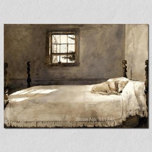 Master Bedroom by Andrew Wyeth modern art Canvas painting Home Decor High quality 100%hand painted