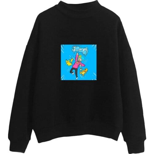 Sad Frosty Fashion Turtleneck Sweatshirts Women Men Long Sleeve Sweatshirts Hot Sale Casual Pullover Clothes