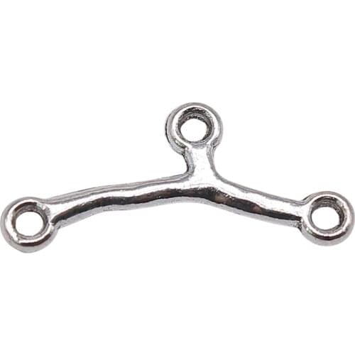 WYSIWYG 10pcs 24x10mm Branch Charm Pendants For Jewelry Making Branch Connector Pendants Charm Branch Connector