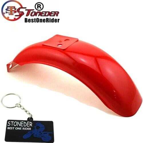 STONEDER Aftermarket Red Rear Plastic Fender For Honda Gorilla Z50 Z50A Z50J Z110 Z125 Motor Bikes