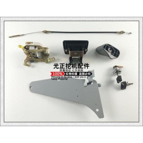 Free shipping for Hitachi 120/200/240/330/360-6-3G Direct Injection Cab Door Lock Excavator Accessories