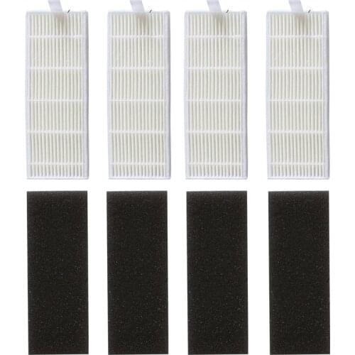 10PCS Filters+Replacement Sponge for ILIFE chuwi ilife A4 A4S A6 Robot Vacuum Cleaner hepa filter Cleaning Robot
