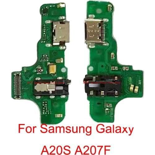 10 PCS Global Version USB Charging Charge Port Connector Board Dock Flex Cable For Samsung Galaxy A20S A207 A207F M12 Spare Part