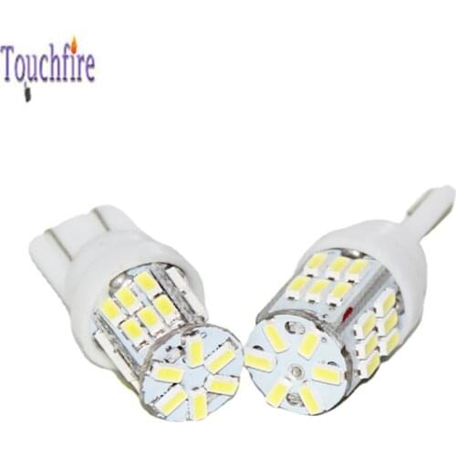 100Pcs/Lot W5W T10 194 168 Wedge 3014 30smd White LED Side Reading License Plate Light Lamp DC 12V Dropshipping Wholesale
