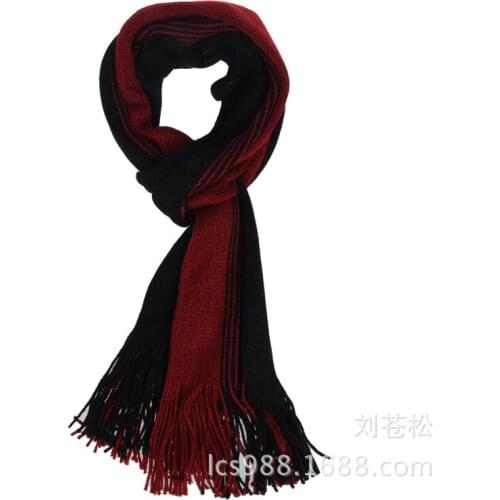 185*26cm 2016 Stylish Warm Multicolor Scarf Men Gorgeous Slim Long Tassel striped Thick Brand Shawls and Scarves for Women
