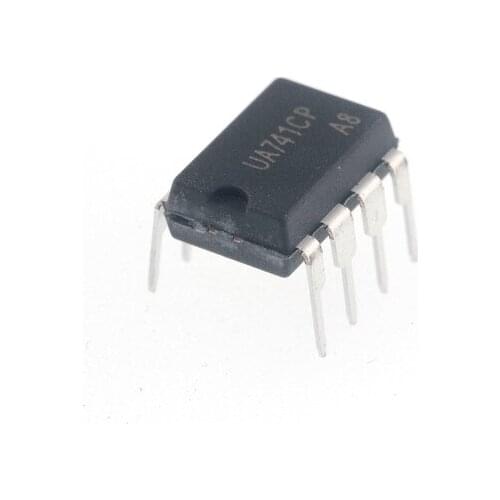 20PCS DIP8 IC UA741CN UA741CP UA741 OP Amp LM741 741 TI IC OPAMP GP 1MHZ Original