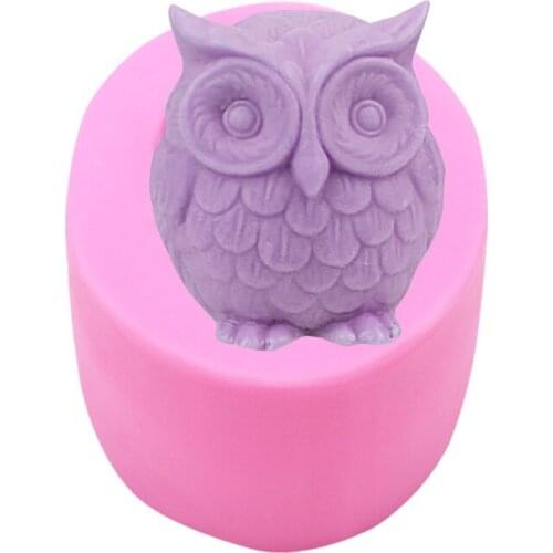 3D Owl Silicone Fondant Cake Mold Chocolate Cake Decoration Mold DIY Baking Tools