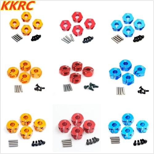 4sets/lot 12mm Universal Wheel Hex Hub Adapter 5mm 6mm 7mm for HSP Sakura 1/10 RC Car Off-Road Bigfoot Wheel Hex Adapter
