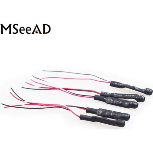 5Pcs CCTV High Sensitive Mini Microphone Mic DC Power Cable Wide Range CCTV Microphone For CCTV Camera Audio Pick Up