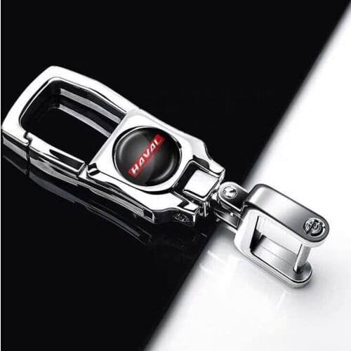 Car Logo 3D Metal Keychain Fashion Accessories For Haval H6 C50 F7 H9 M6 H5 F7X F5 H4 H2 H7H6 Coupe