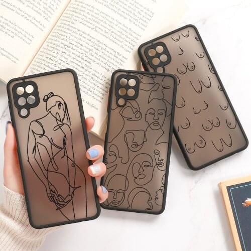 Case For Samsung A32 A52 A72 A51 A71 A12 A21S A31 A42 A50 A11 Funda For Samsung S21 Ultra S20 FE S10e Plus Sexy Girl Matte Cover