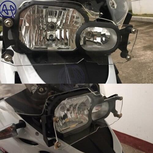 For BMW F800GS Adventure ADV F700GS F650GS Twin 2008-on 1set Motorcycle Headlight Cover Headlight Guard Protector Clear Lens