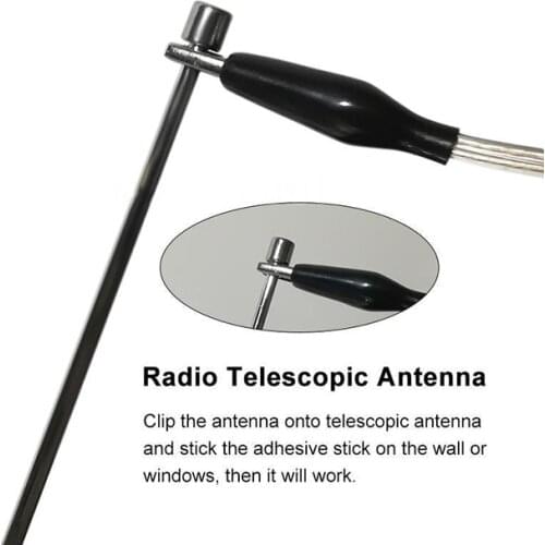 Home Indoor Radio FM Stereo Antenna Signal Enhance High Gain Amp Booster Stable