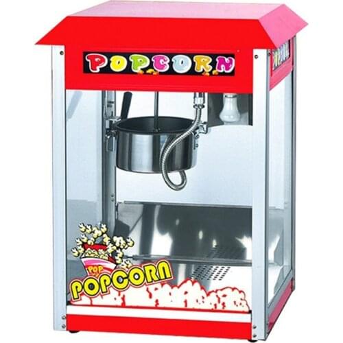 Commercial Popcorn Maker Electric Corn Puffing Machine Automatic Popcorn Making Machine Snack machine