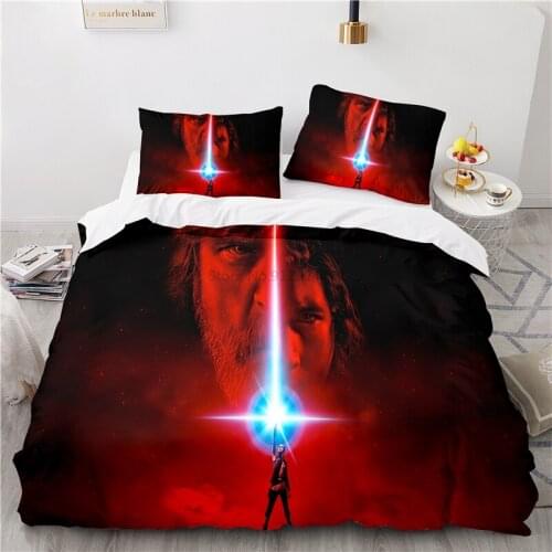 Disney Star Wars 3d Comforter Bedding Sets Twin Full Queen King Duvet Cover Sets Pillowcase Hot Movie Cartoon Printed Bed Sets