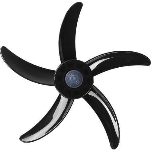 20 Inch Household Plastic Fan Blade 5 Leaves with Nut Cover for Standing Pedestal Table Fanner General Accessories Fan Blades