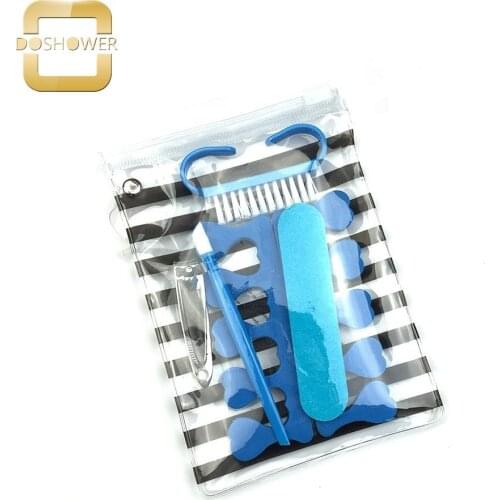 Stripping tap nail art with nail correction tool for finger gel toe nail separator
