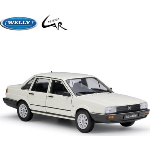 WELLY 1:18 Model Car Simulation Alloy Metal Toy Car Childrens Toy Gift Collection Model Toy Gifts VW SANTANA
