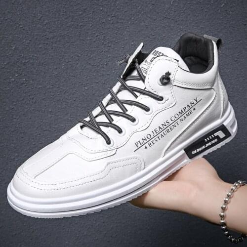 Fashion breathable sneakers Fashion all-match casual shoes Student flat white shoes Mens shoes Spring Korean version