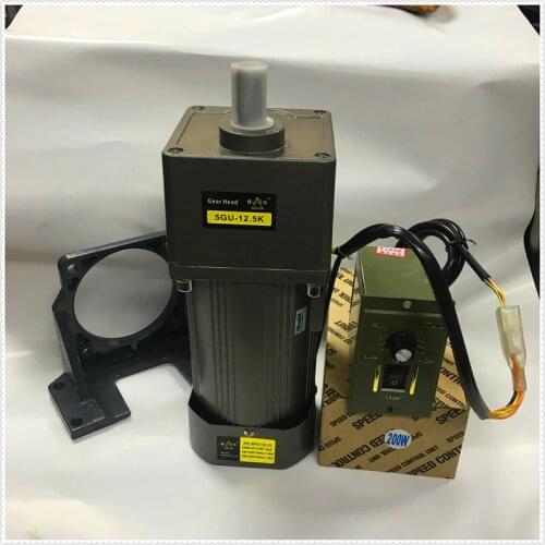 120W Speed Regulating Motor 220V Single Phase AC Gear Reducer Motor 380V Frequency Conversion Positive And Negative Reversible