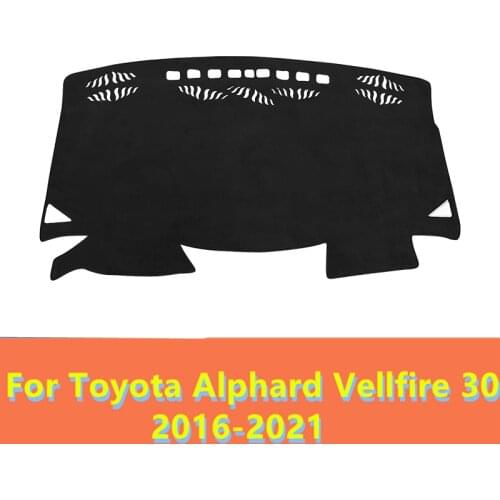 Dashboard Cover Mat Pad Sun Shade Automobile Avoid Light Dash Board Carpet Protector For Toyota Alphard Vellfire 30 2016-2021