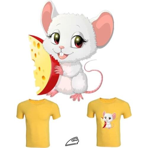 Patches Cute Mouse Transfert Thermique Vetement Clothes Stickers Stranger Things Appliques For Clothing Riverdale Biker Patch