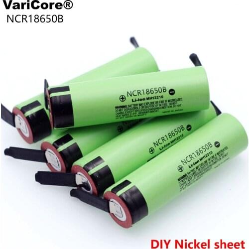 New Original NCR18650B 18650 li-ion battery 3400 mAh 3.7 V DIY Nickel Sheet batteries