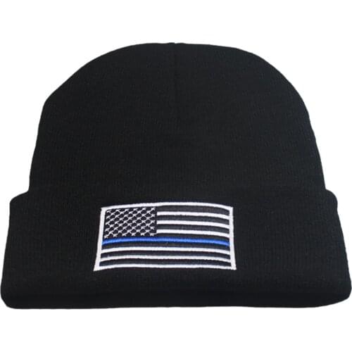 Popular Russian Color RUSSIA Embroidered Knitted Hat Caps Warm Hats For Men And Women Kniting Male / Ladies Elegant Hat