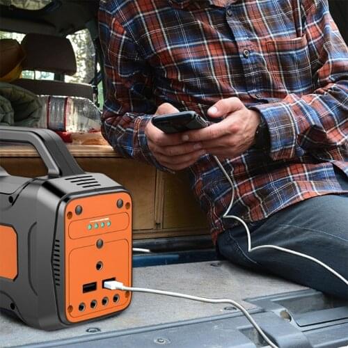 Y8AB UK/EU/AU/JP/CN Plug Portable Explorer Handheld Power Station Solar Generator for Outdoor Camping Travel Hunting Emergency