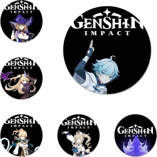Genshin impact Badge Brooch Pin Accessories For Clothes Backpack Decoration gift