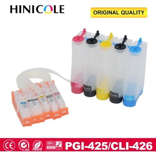 Hinicole Continuous Ink System For Canon PGI 425 CLI 426 PIXMA IP4840 IP4940 IX6540 MG5140 MG5240 MG5340 MG6140 Printer