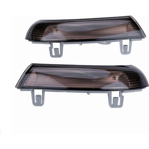 SKTOO 2pcs LH / RH For VW Passat B5 B6 for golf 5 For Lavida Car Light Smoke Side Wing Review Mirror Turn Signals Lights Lamp