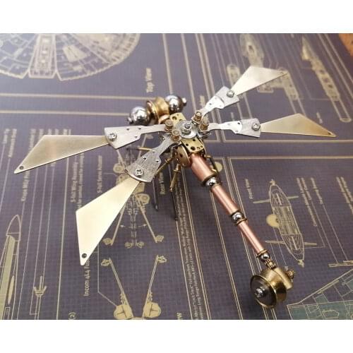 Steampunk Mechanical Insect Giant Veins All Metal Pure Handmade Creative Crafts Gift Pieces