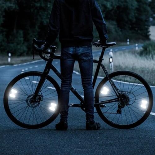4Pcs Reflective Bicycle luminous stickers Ride safely with style Bicycle luminous paste for Bike MTB Bicycle Cycling Accessories