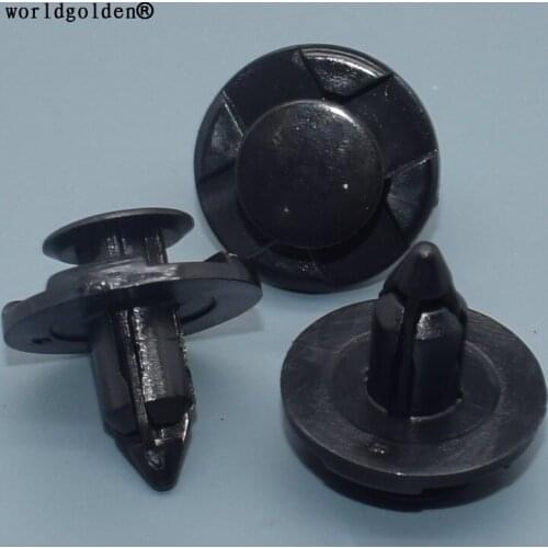 Worldgolden 100pcs auto fasteners Hood Fender Retainer for Subaru#90914-0051(909140051)
