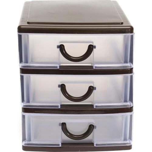 Drawer Durable Plastic Office Table Desktop Debris Cosmetic Drawer Style Holder Storage Box TB Sale