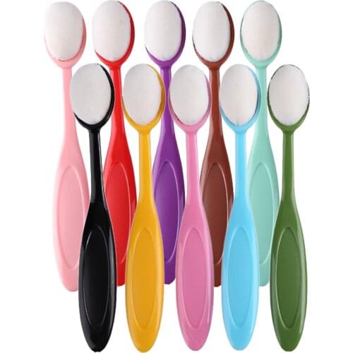 10 Pack Colorful Drawing Brushes Painting Tools Designed for Natural Artists with Freely Bendable Handle Soft Bristles