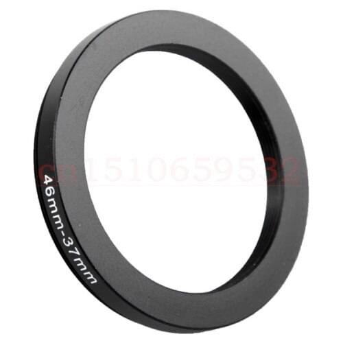 46-37mm 46mm-37mm 46 to 37 Black Aluminum metal Neutral Brand Step down Filter Ring lens Adapter