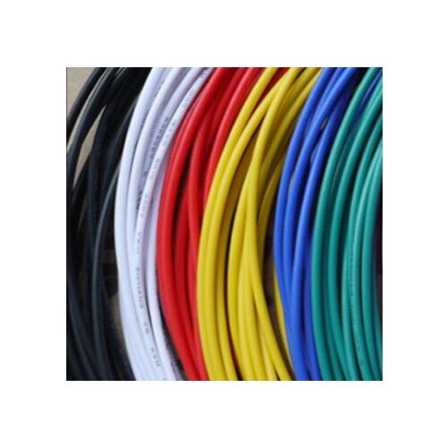 5M/lot 20AWG High Temperature Silicone wire Conductor 100/0.08mm AWG20 20# Tinned Copper Cable