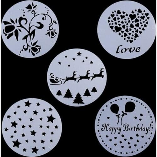 5pc West Point Dessert Cake Stencil DIY Walls Layering Painting Template Decor Scrapbooking Embossing Supplies