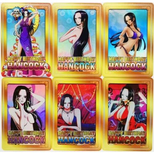 9pcs/set ONE PIECE Boa Hancock Refraction Process Sexy Goddess Toys Hobbies Hobby Collectibles Game Collection Anime Cards
