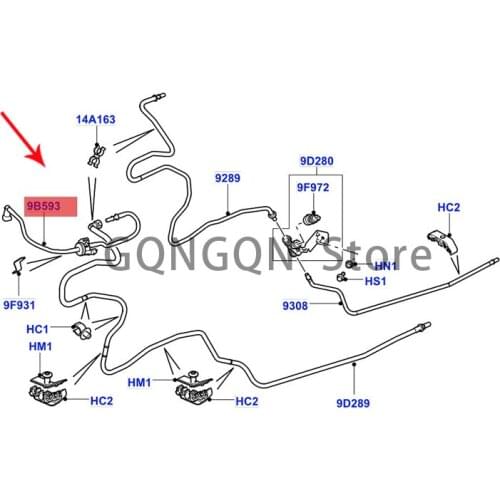 CAR canister solenoid valve 2010-2021lan dro ve rra nge rov erd isc ove ry 4ra nge rov ers por tra nge rov erv el ar valve assem
