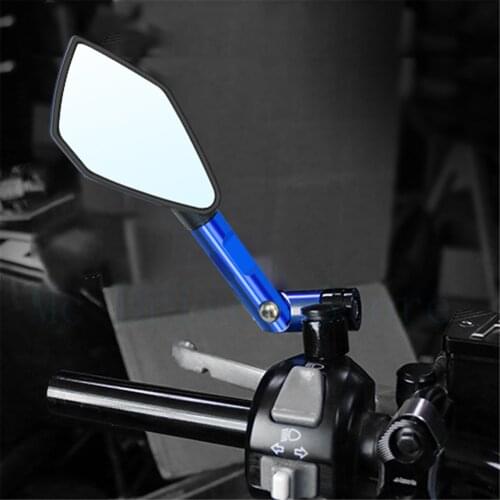Motorcycle Side Mirrors Accessories reflector Motorbike Electric car rearview mirror CNC technique reverse Pentagonal mirror